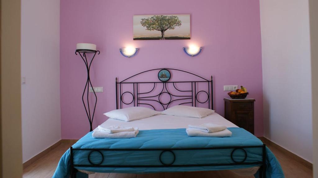 Pension Verykokkos Naxos City Rom bilde